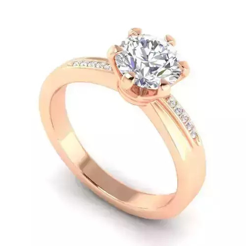 Engagement Ring With Diamonds 135