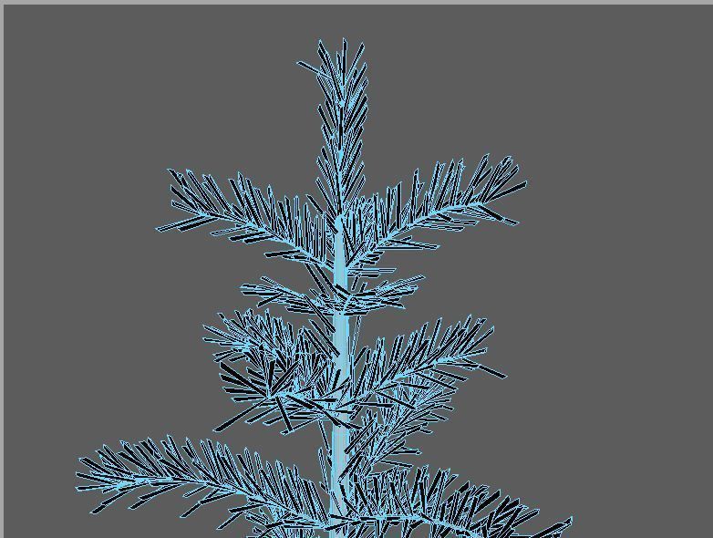 Blueberry Pinetree Forest 3D model_25