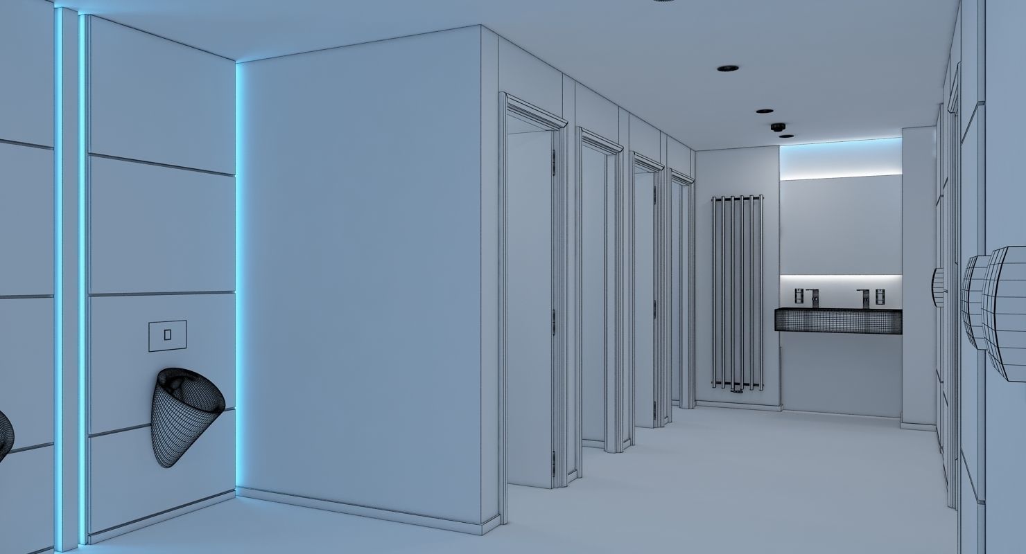 3D Rest Room 2 3D model_10