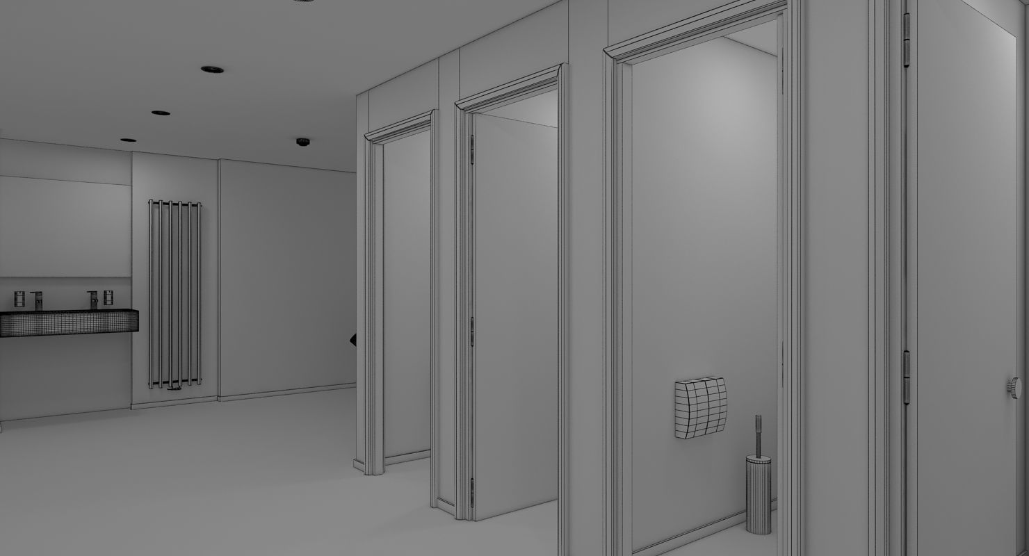 3D Rest Room 2 3D model_3