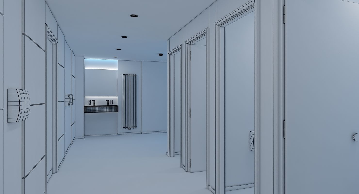 3D Rest Room 2 3D model_9