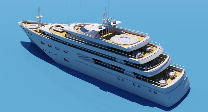 3D Boat 09 3D model