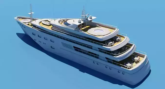 3D Boat 09 3D model