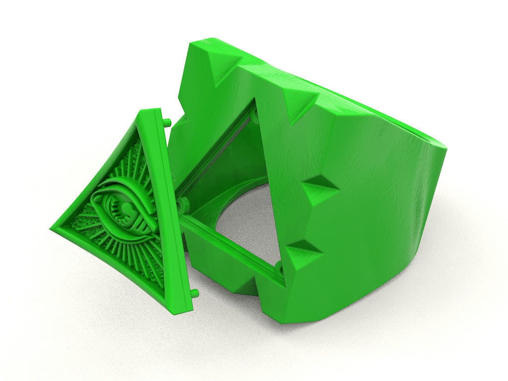 Ring radiant delta 3D print model_7