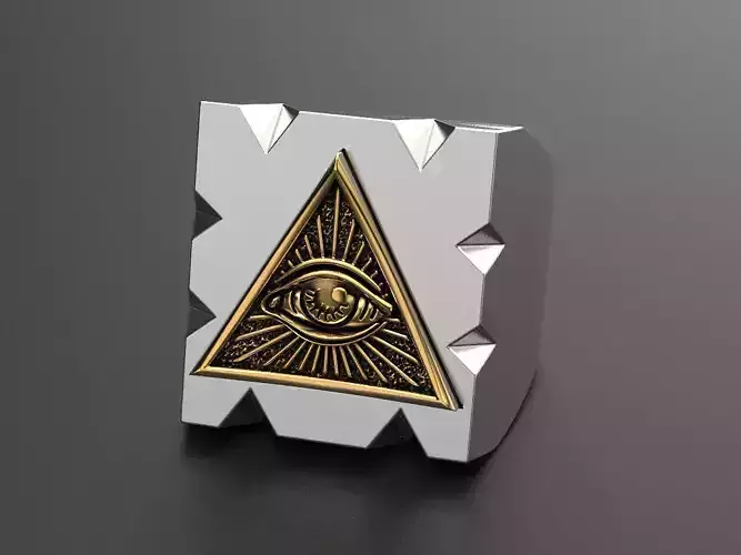 Ring radiant delta 3D print model