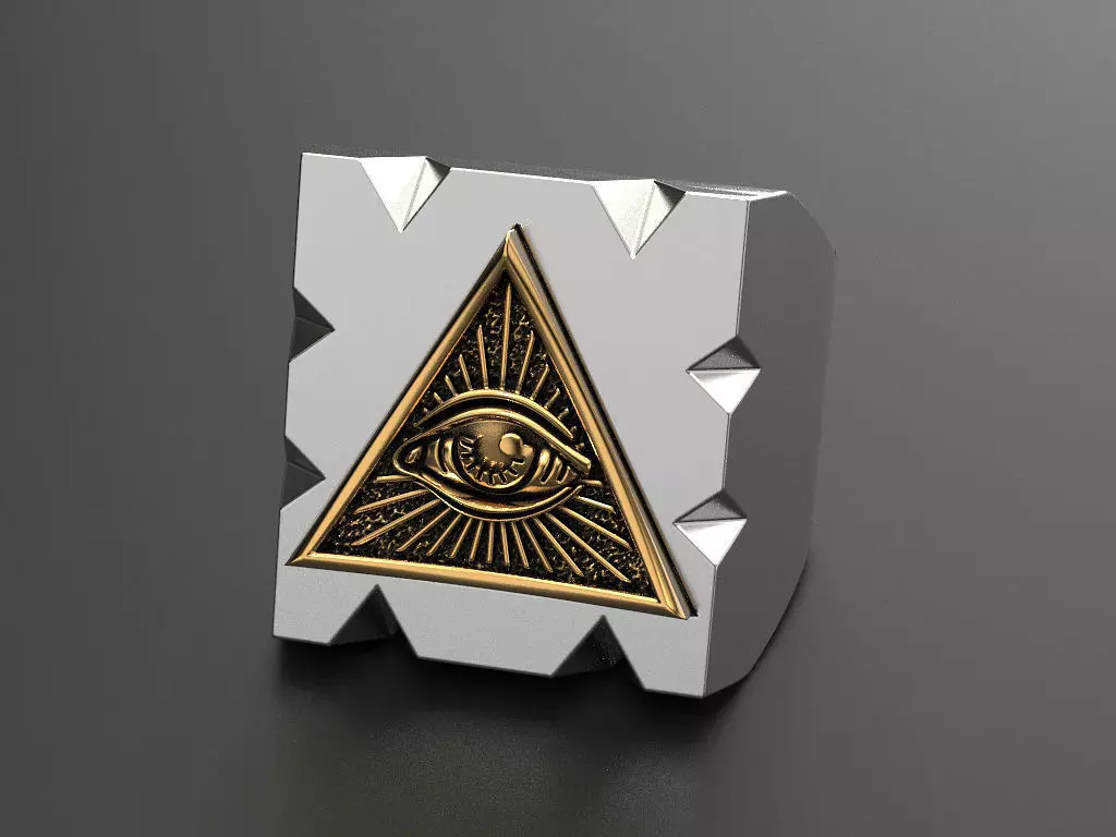 Ring radiant delta 3D print model_0