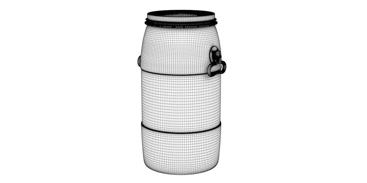 plastic barrel 01 3D model_3