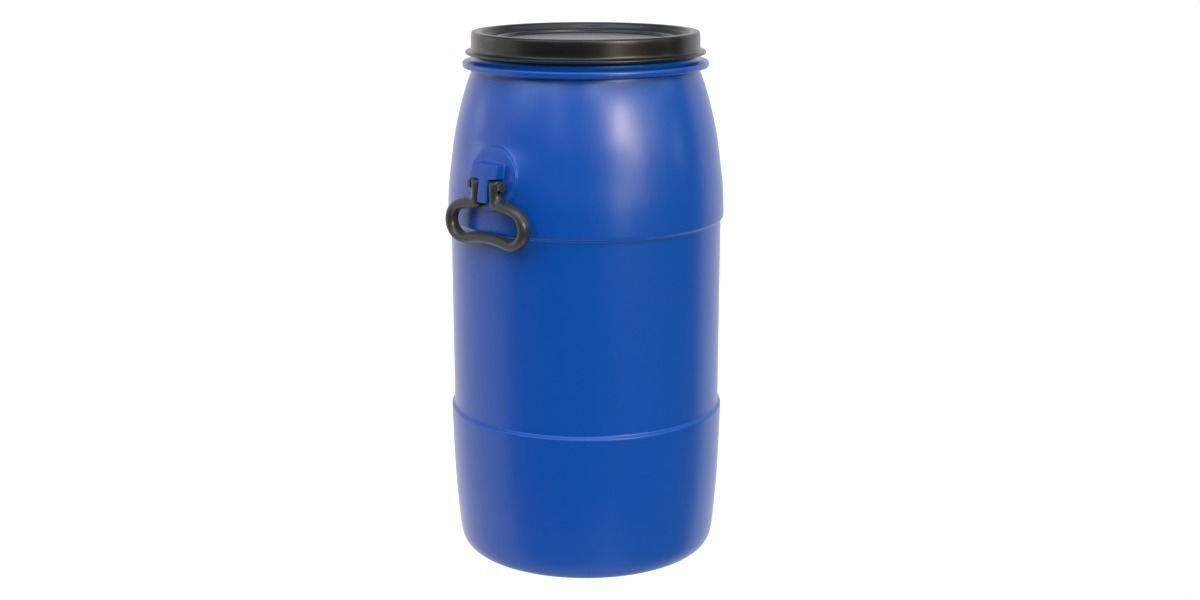 plastic barrel 01 3D model_1