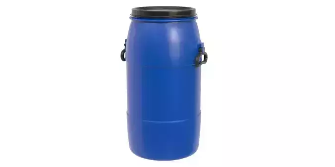 plastic barrel 01 3D model