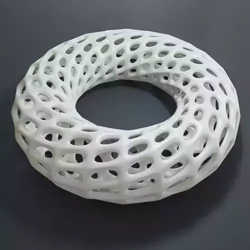 Torus with holes 3D print model