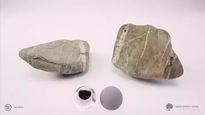 River rock 002 - Photogrammetry