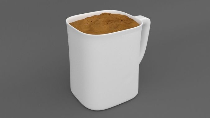 Coffee Mug Low-poly 3D model