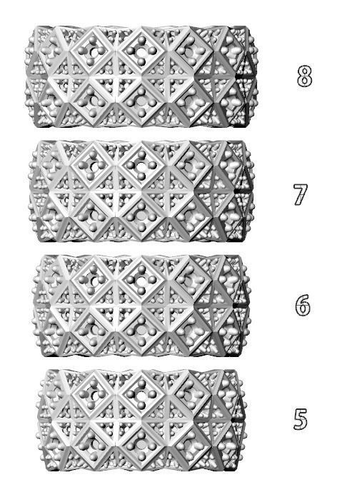 Exclusive ring with a crystal surface 391 3D print model_13