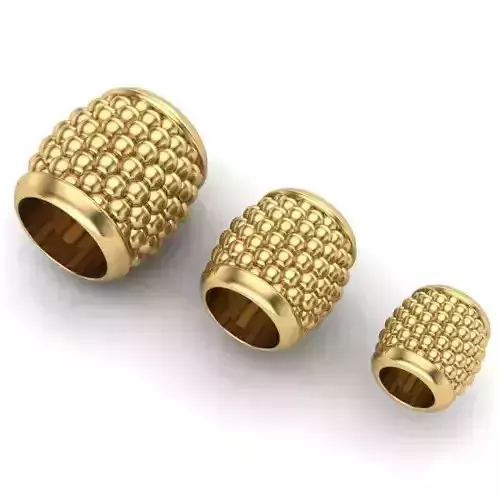 CHARMS gold woven bead 3D print model
