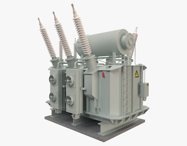 Electrical Transformer 2 3D model