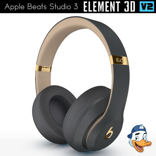 Apple Beats Studio 3 for Element 3D 3D model