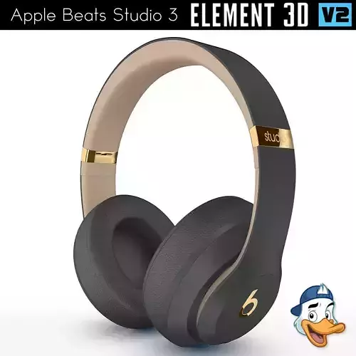 Apple Beats Studio 3 for Element 3D 3D model