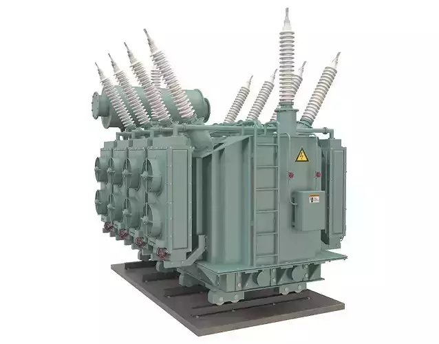Electrical Transformer 4 3D model