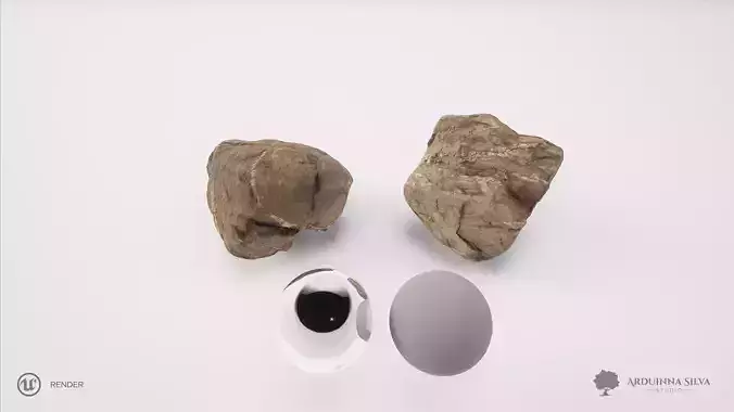 River rock 006 - Photogrammetry