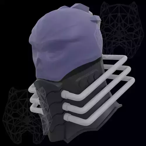 Mask and Collar of All for One 3D print model