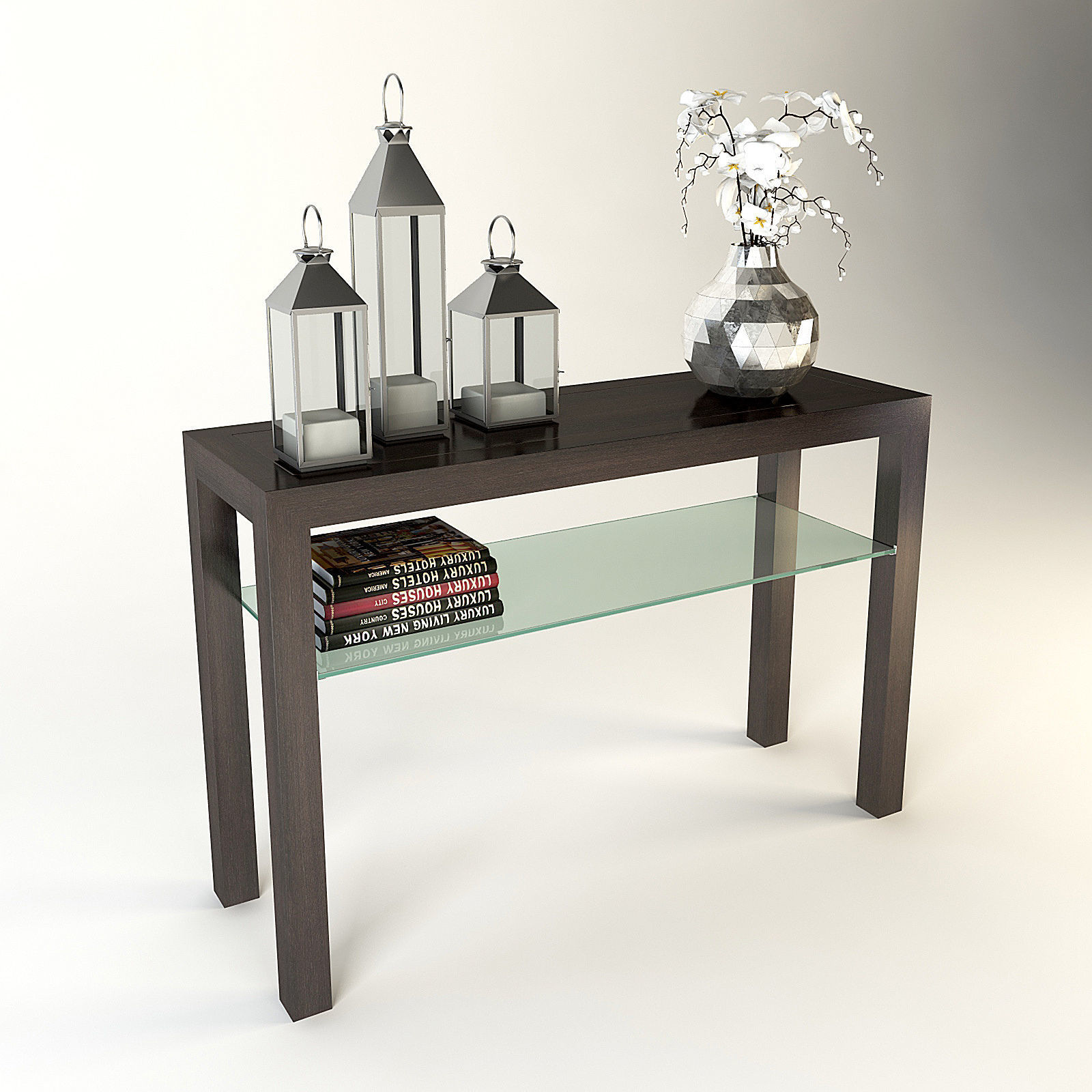 Pacini e Cappellini Kendo Console Table 3D model_3