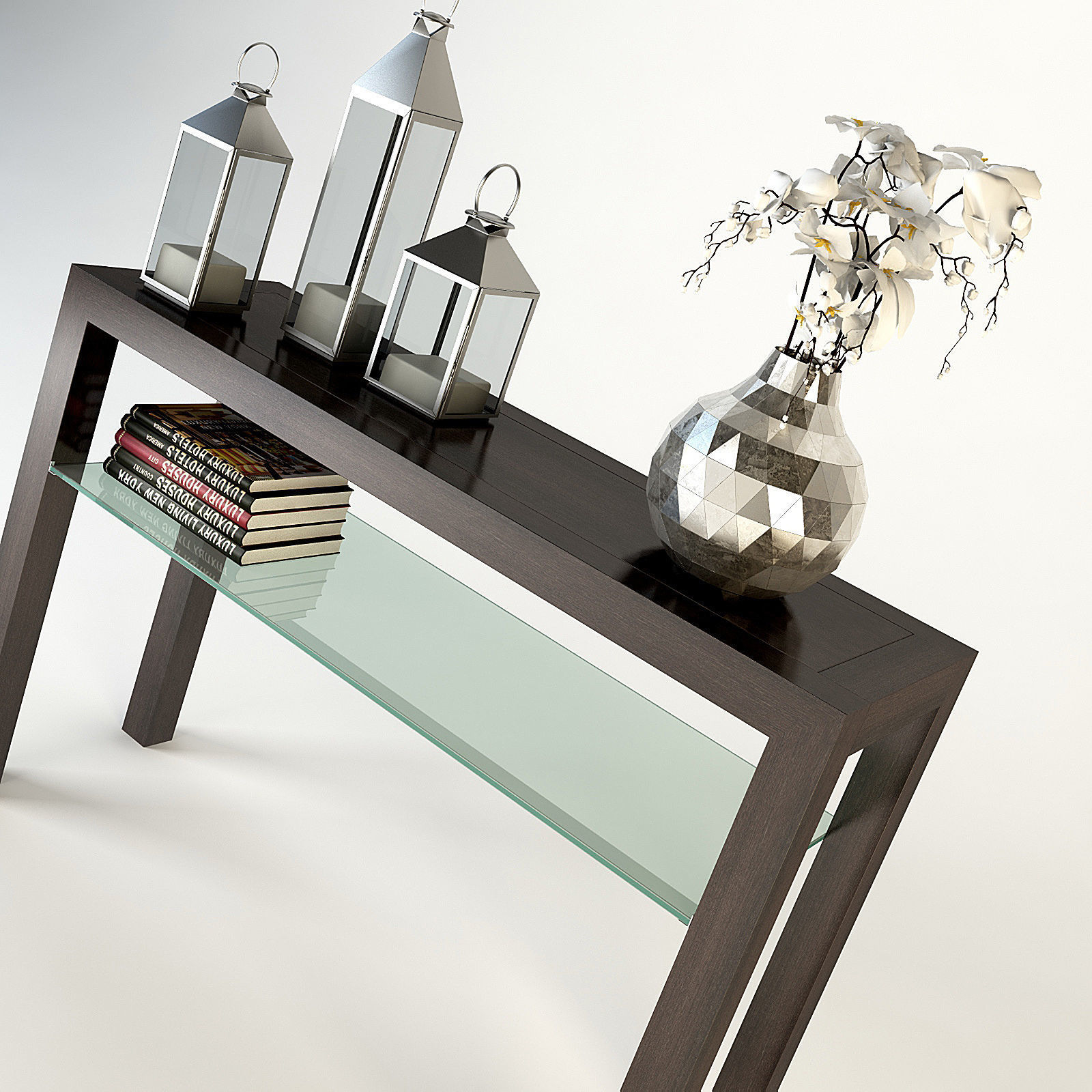 Pacini e Cappellini Kendo Console Table 3D model_1