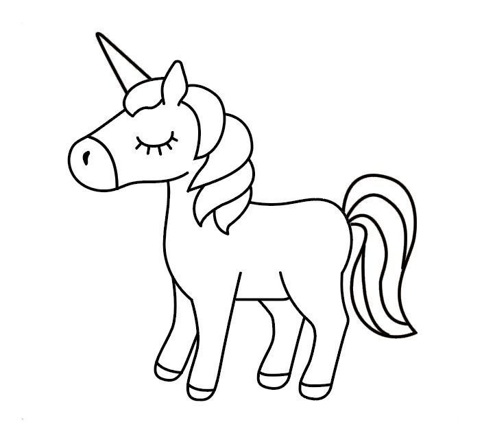 Unicorn Full Body Cookie Cutter 3D print model_2