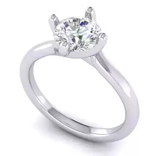 Silver diamond ring 088