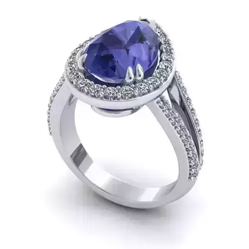 Blue emerald ring004-d