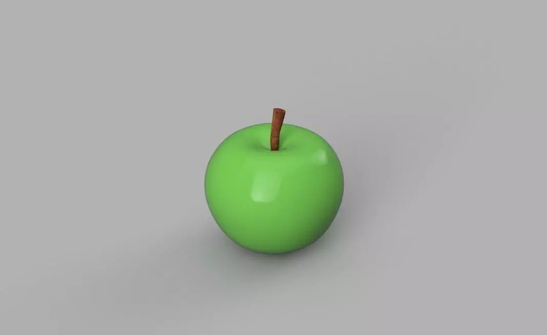 Apple 3D print model_0