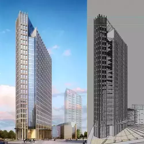 Building tall and another same