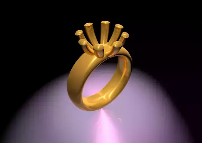 Jewelry Ring Lotos 10