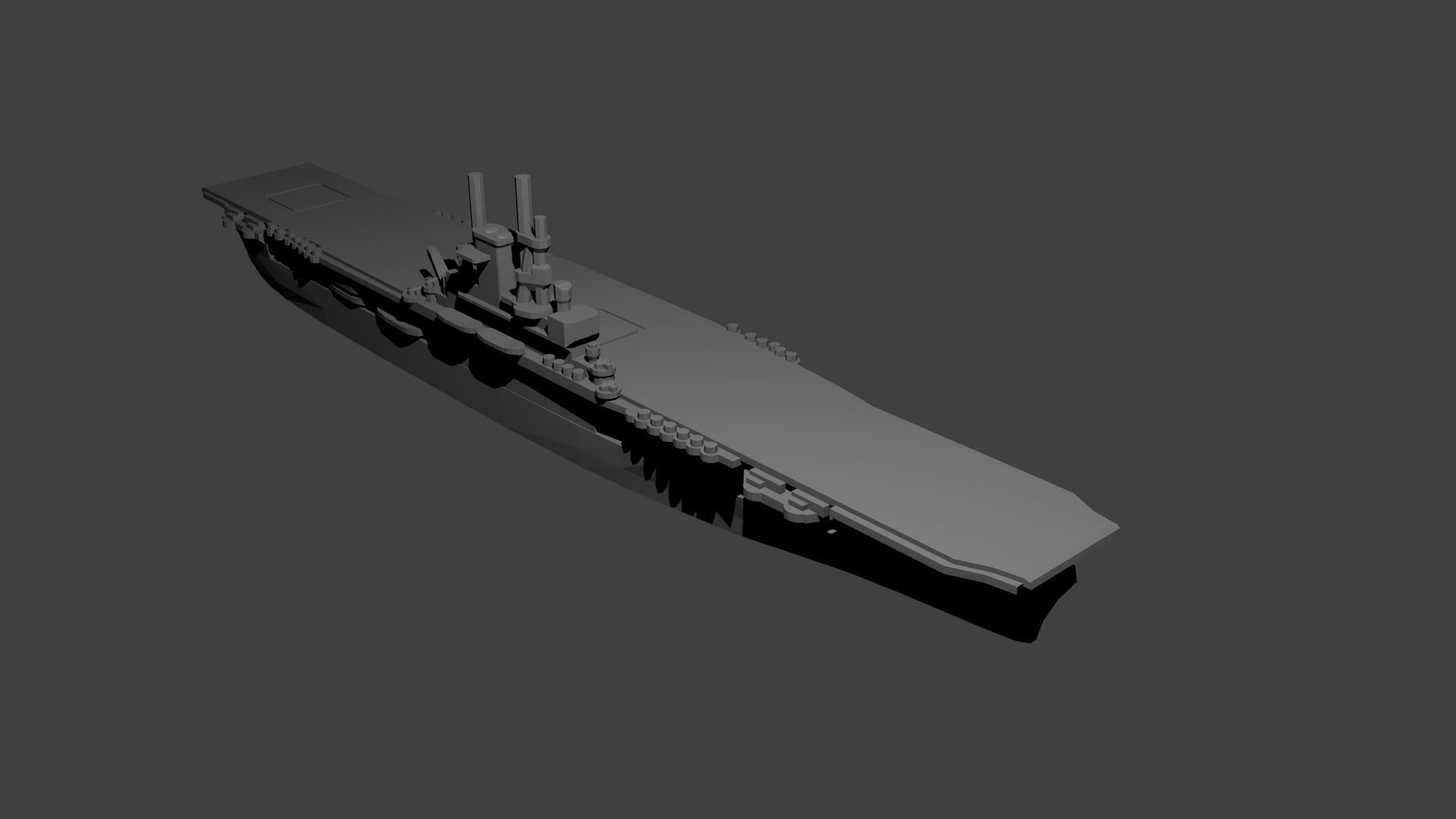 US Miniature WWII Warship Collection 3D print model_63
