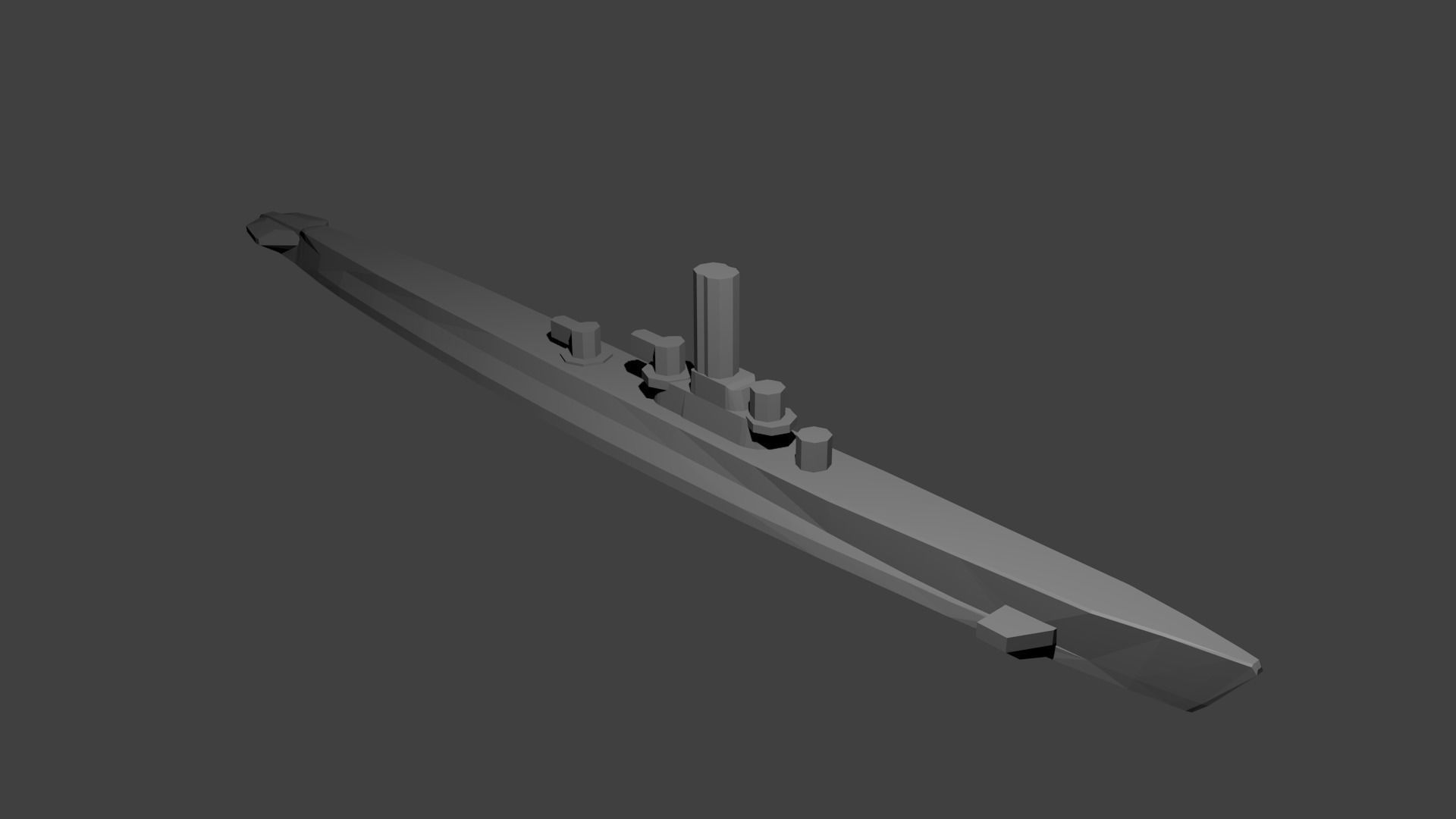 US Miniature WWII Warship Collection 3D print model_28
