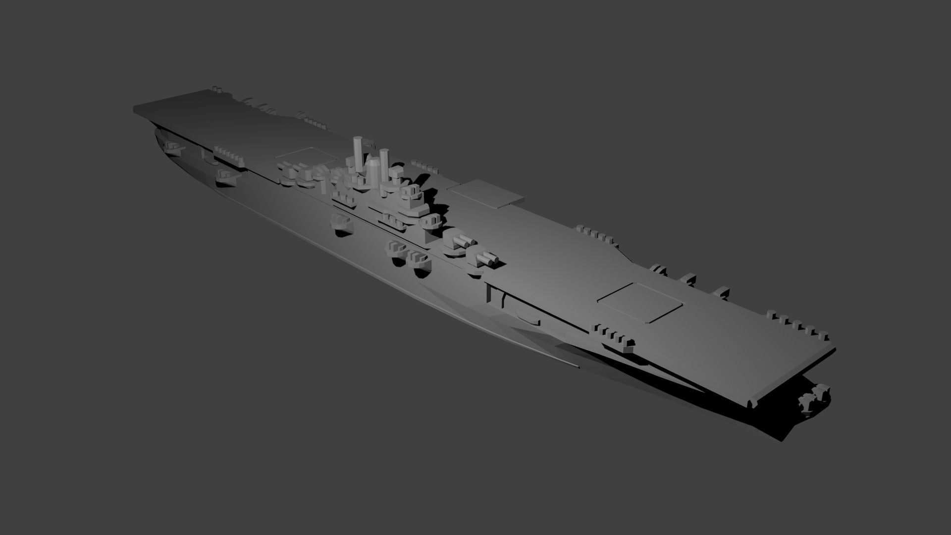 US Miniature WWII Warship Collection 3D print model_24