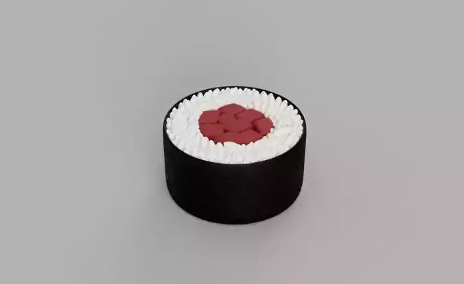 Hozomaki Sushi roll 3D print model