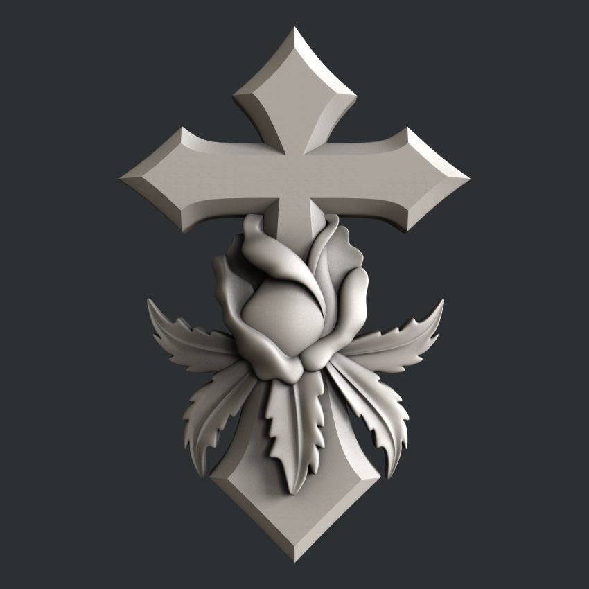 3d STL models for CNC cross rosses