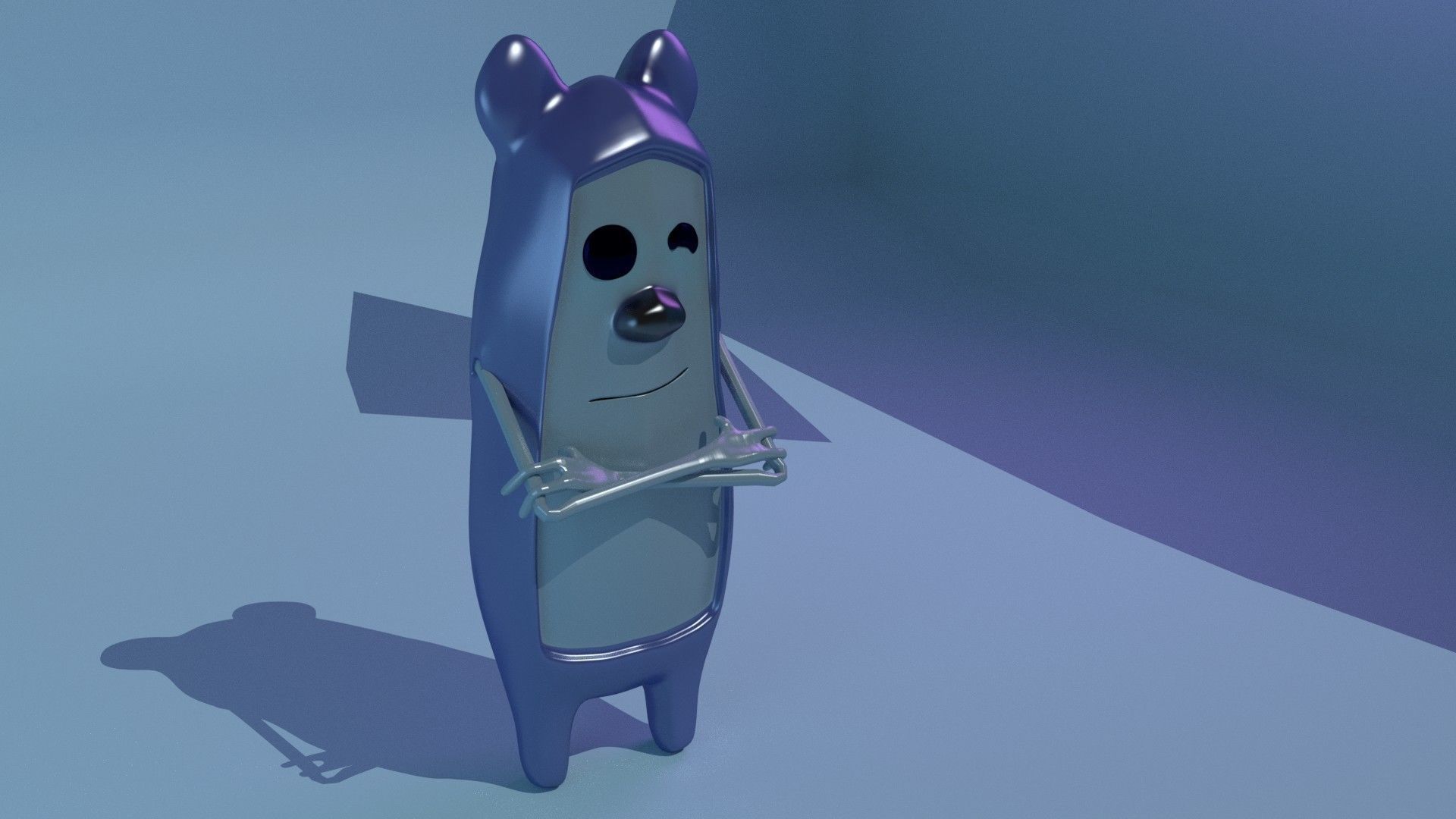 Character - Fantasy Low-poly 3D model_1