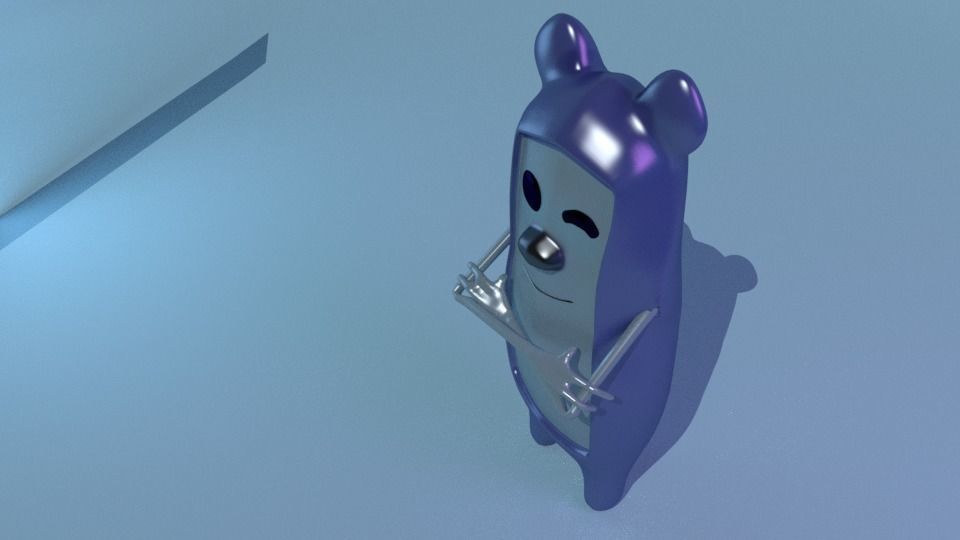 Character - Fantasy Low-poly 3D model_2