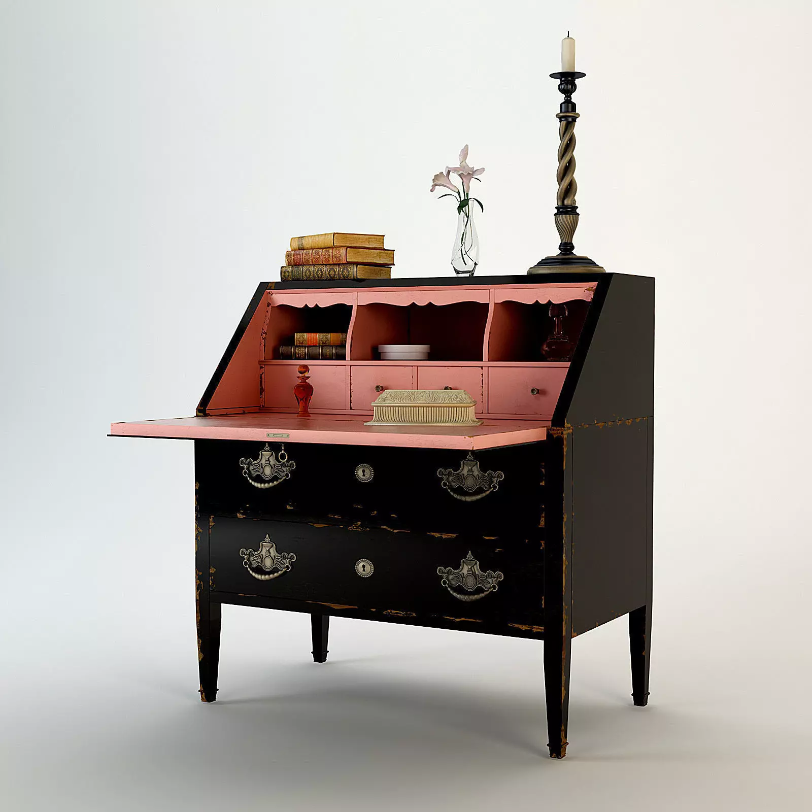 Salda Secretaire Louis XVI Art8497 3D model