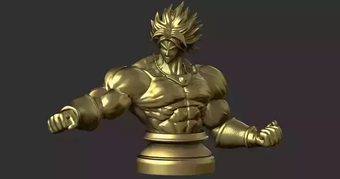 Broly Bust - Dragonball FighterZ