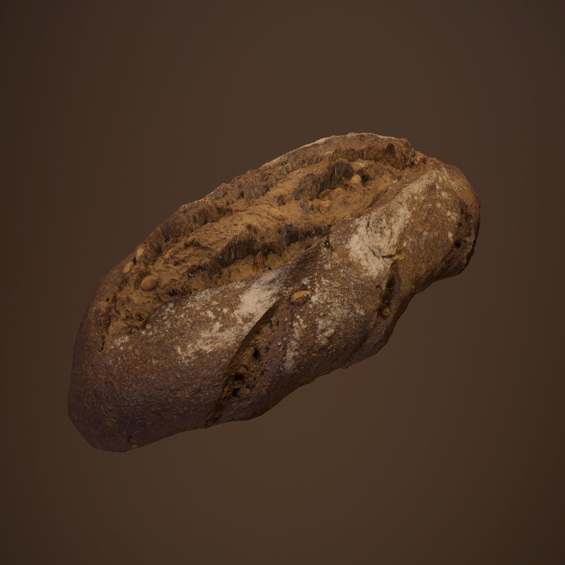 Tasty Bread 01 Low-poly 3D model_10
