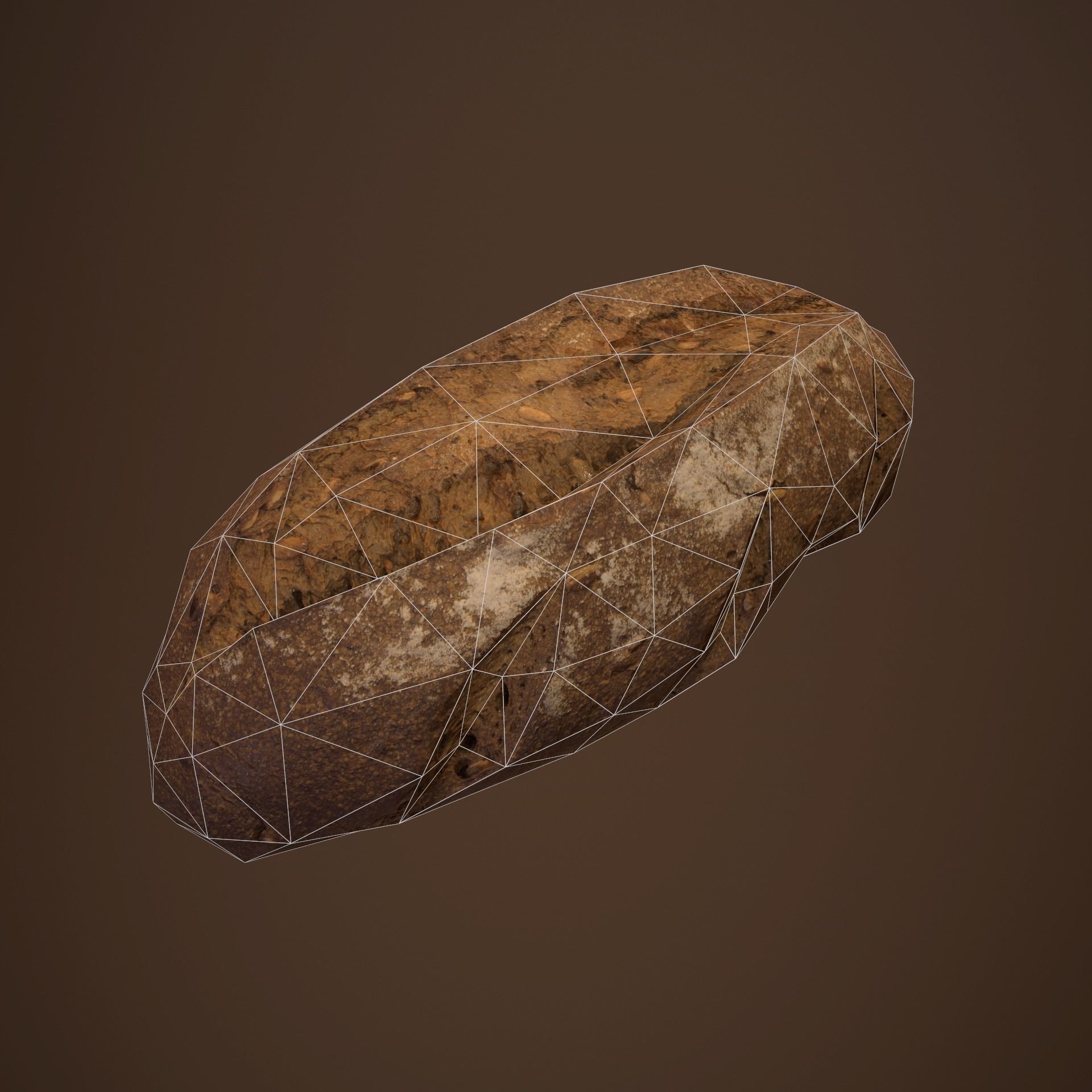 Tasty Bread 01 Low-poly 3D model_5
