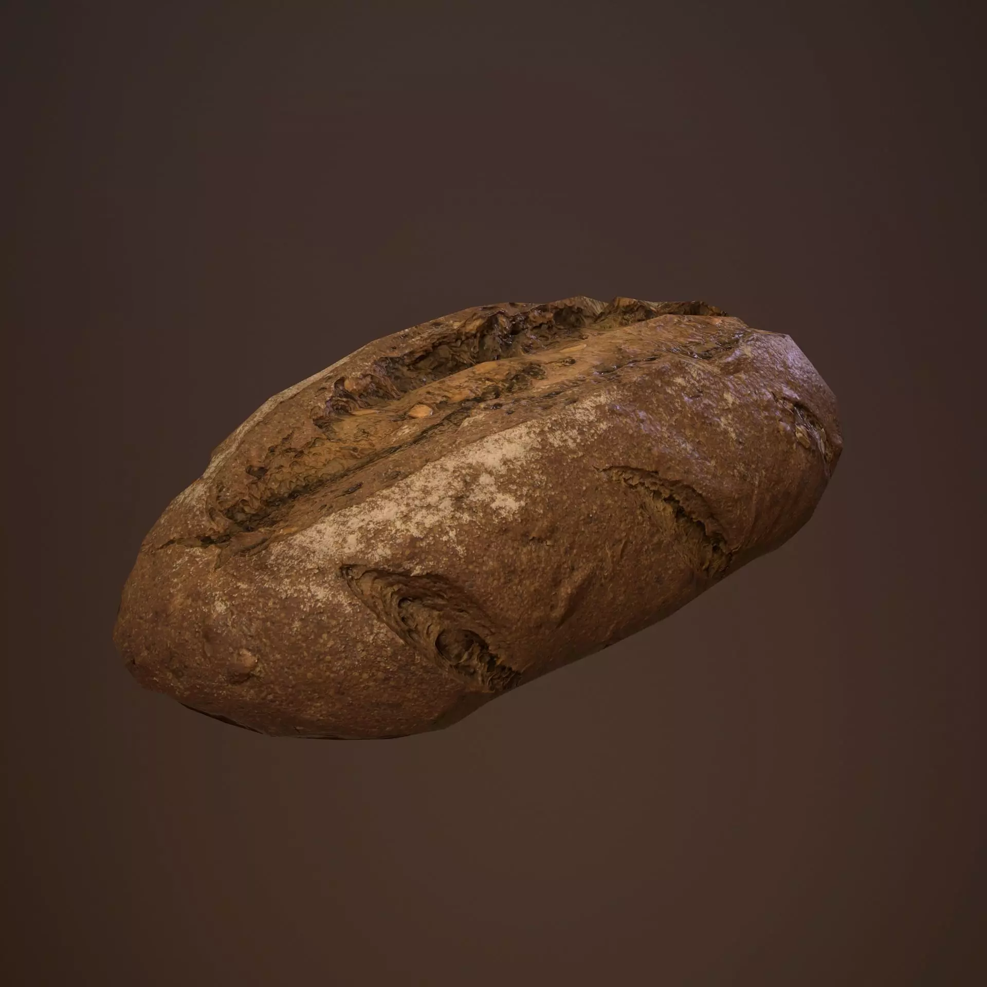 Tasty Bread 01 Low-poly 3D model_0