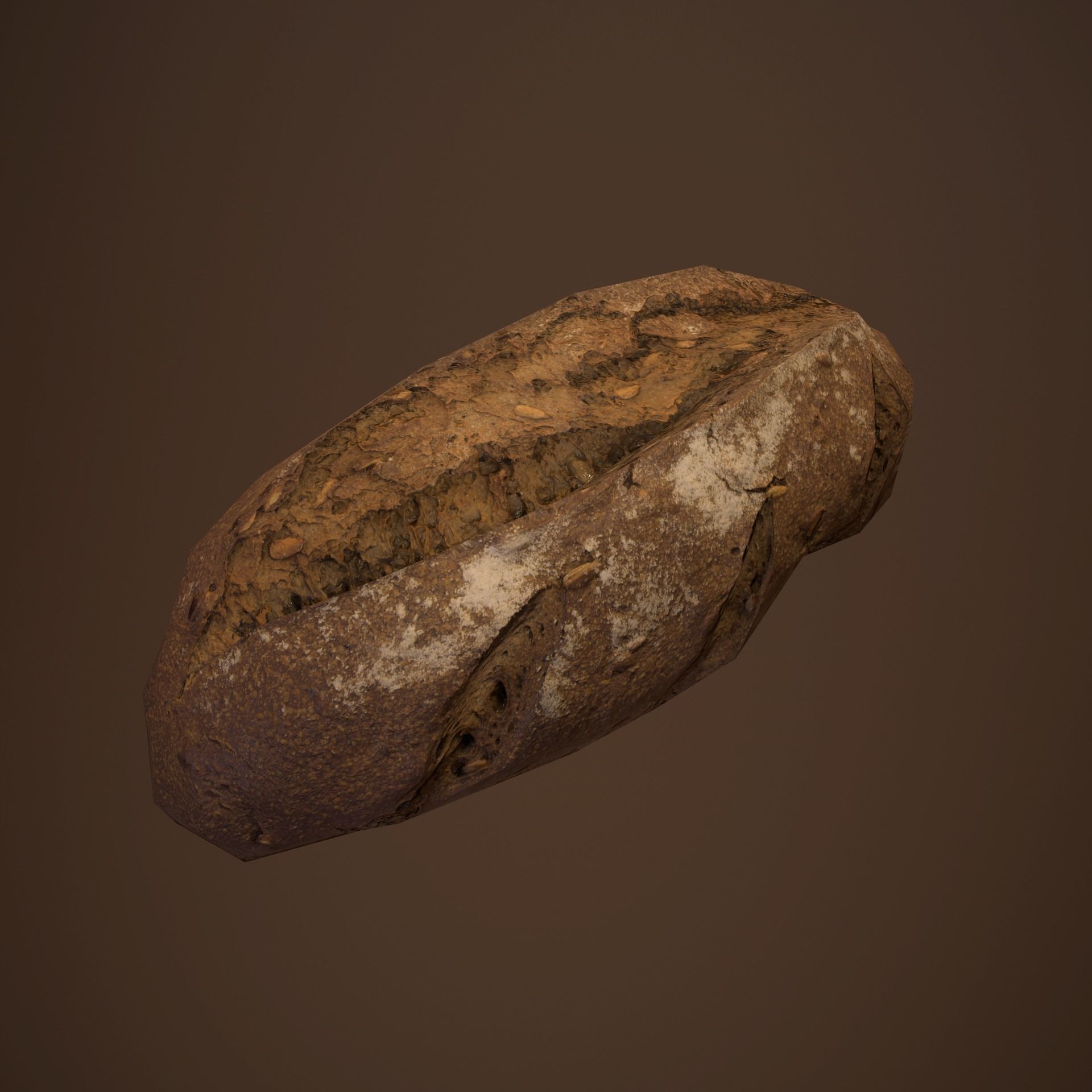 Tasty Bread 01 Low-poly 3D model_4