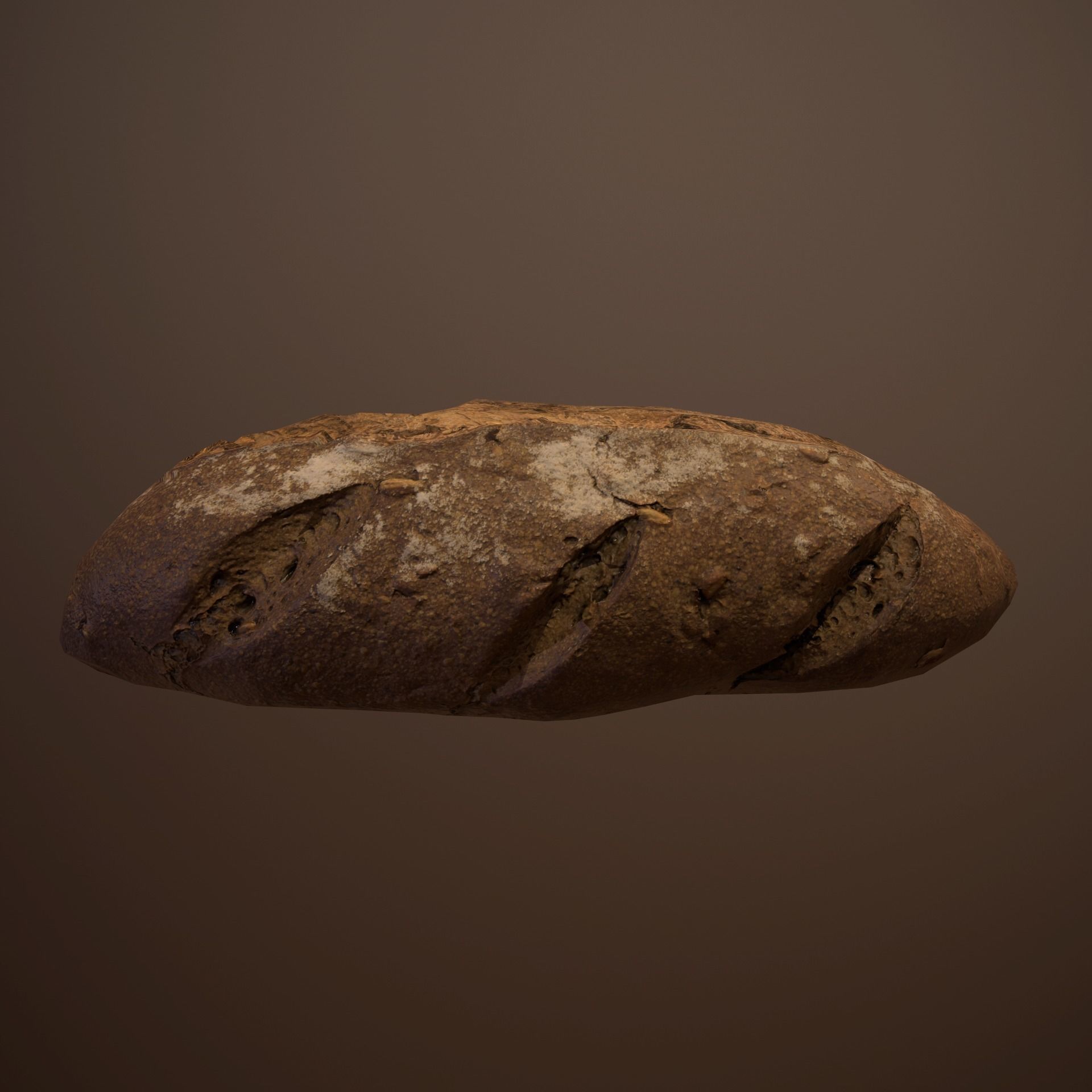 Tasty Bread 01 Low-poly 3D model_2