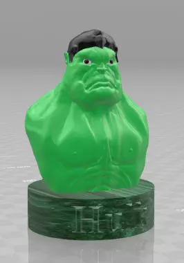 Hulk half body 3D print model