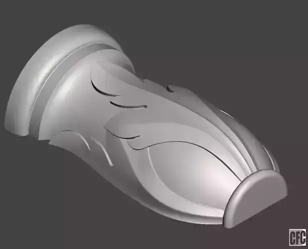 WoodCarving detail - 3d model for CNC - WCCFC0Q