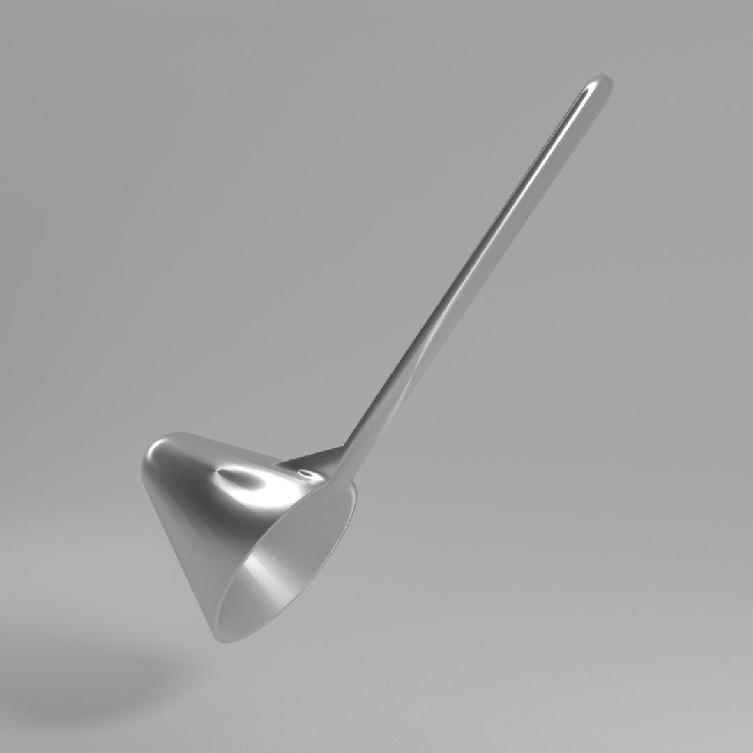 Coffe scoop 3D print model_3