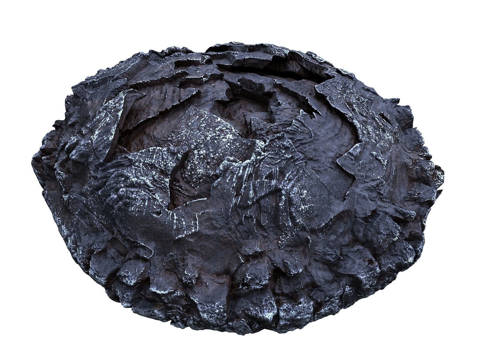 Crater HD 3D model_3